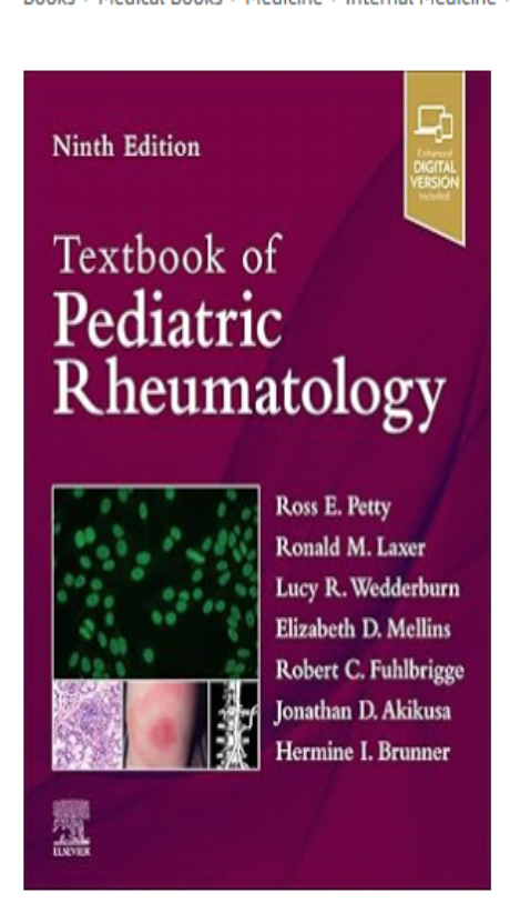 Textbook of Pediatric Rheumatology